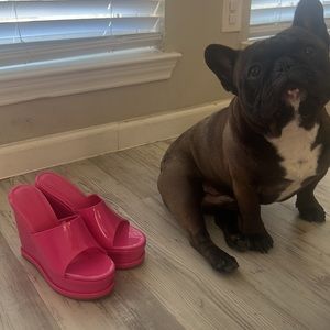 Barbie Hot Pink Wedges